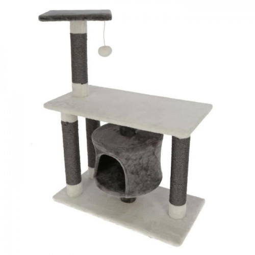 Arranhador para gatos Kerbl Jade Darklight branco e cinza