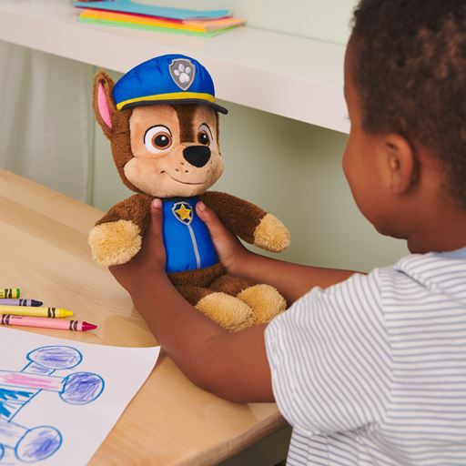 Paw Patrol Med-På-Tur Chase Bamse, Blå/ Brun