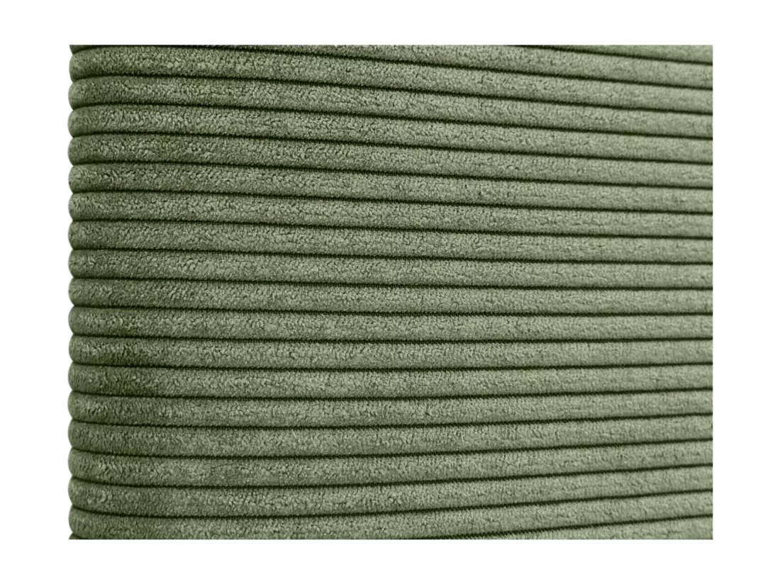 DHOME Tête de Lit Velours Côtelé Uni 135x50 Lits 120/135/140 - Vert Jungle