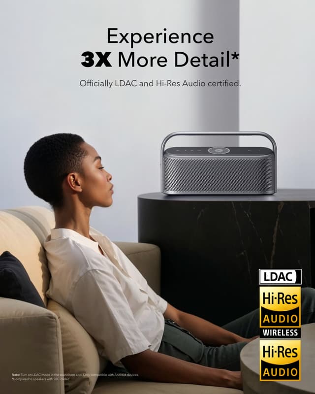Soundcore Motion X600 trådløs bærbar højttaler (Blå)