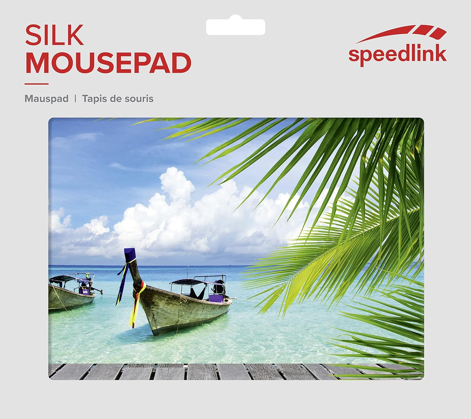 (23x19cm) Silk Mousepad Mauspad Anti-Rutsch PC Mausmatte (SL-6242-PARADISE) - Paradise