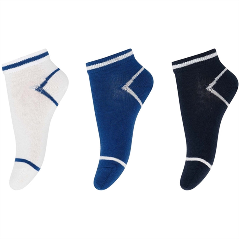 Køb MP Danmark 77308 Bo Footies Strømper 3-pak 9901 Multicolor