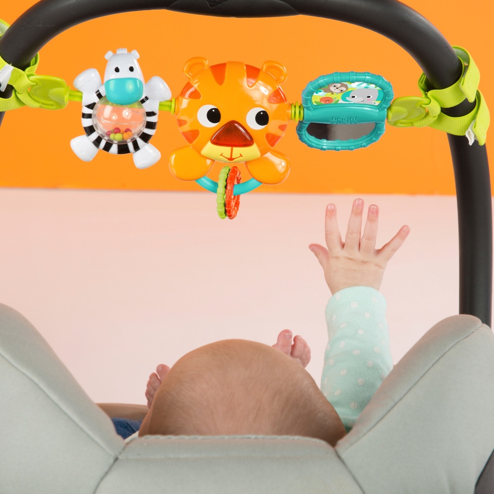 Bright Starts Take Along Tragetasche mit Spielzeugbügel