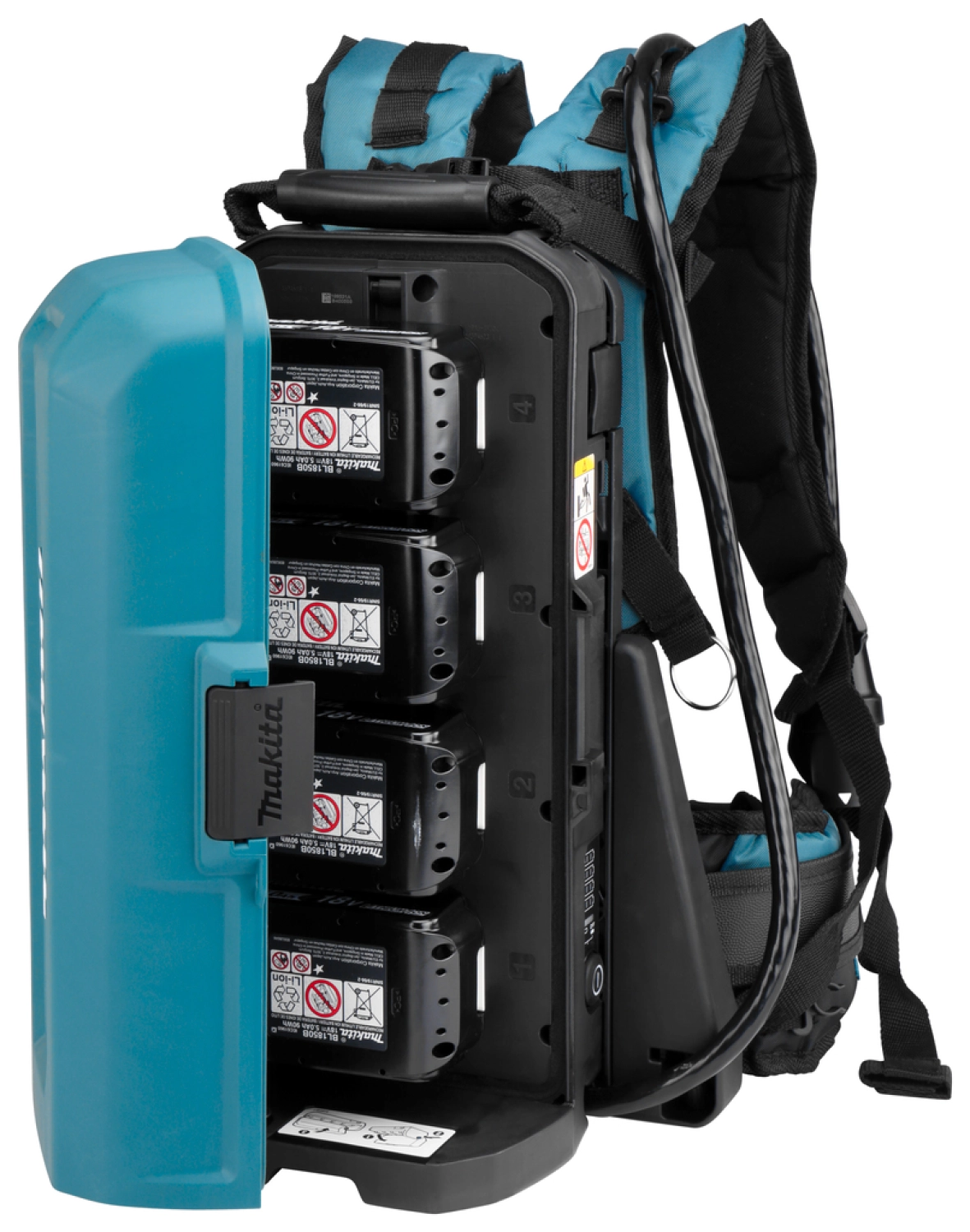 Makita PDC01X1 LXT 18V ruggedragen accustation PDC01 met 2x18V adapter incl. starterkit (4x 5,0Ah)
