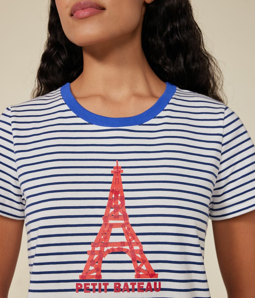 PEQUENO BARCO<br>Camiseta The Right Round Hals