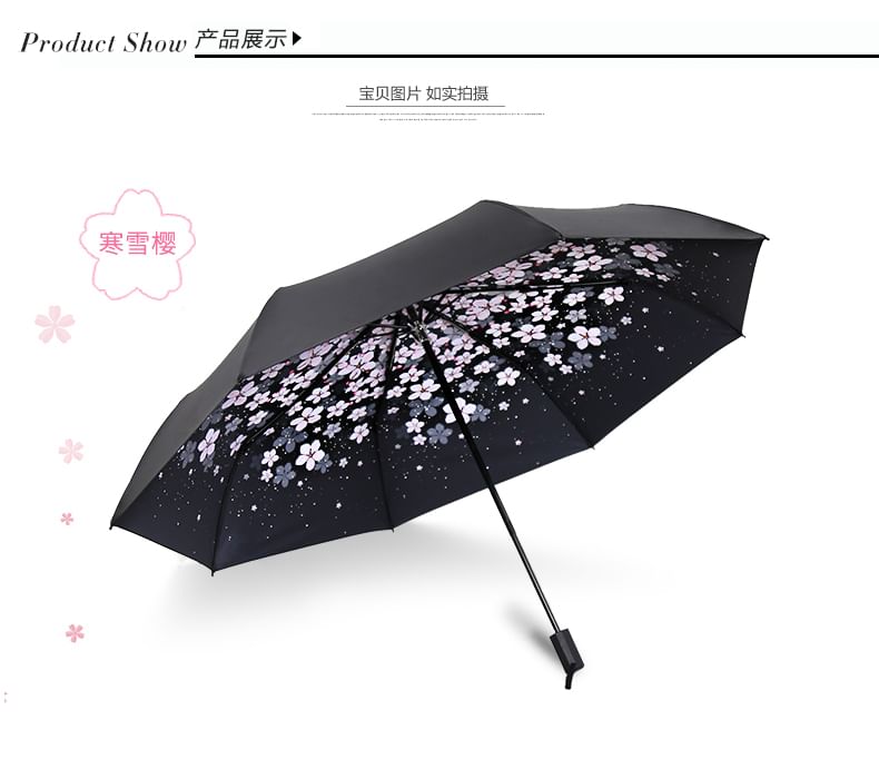 Worthbuy - Sakura Print Compacte Paraplu