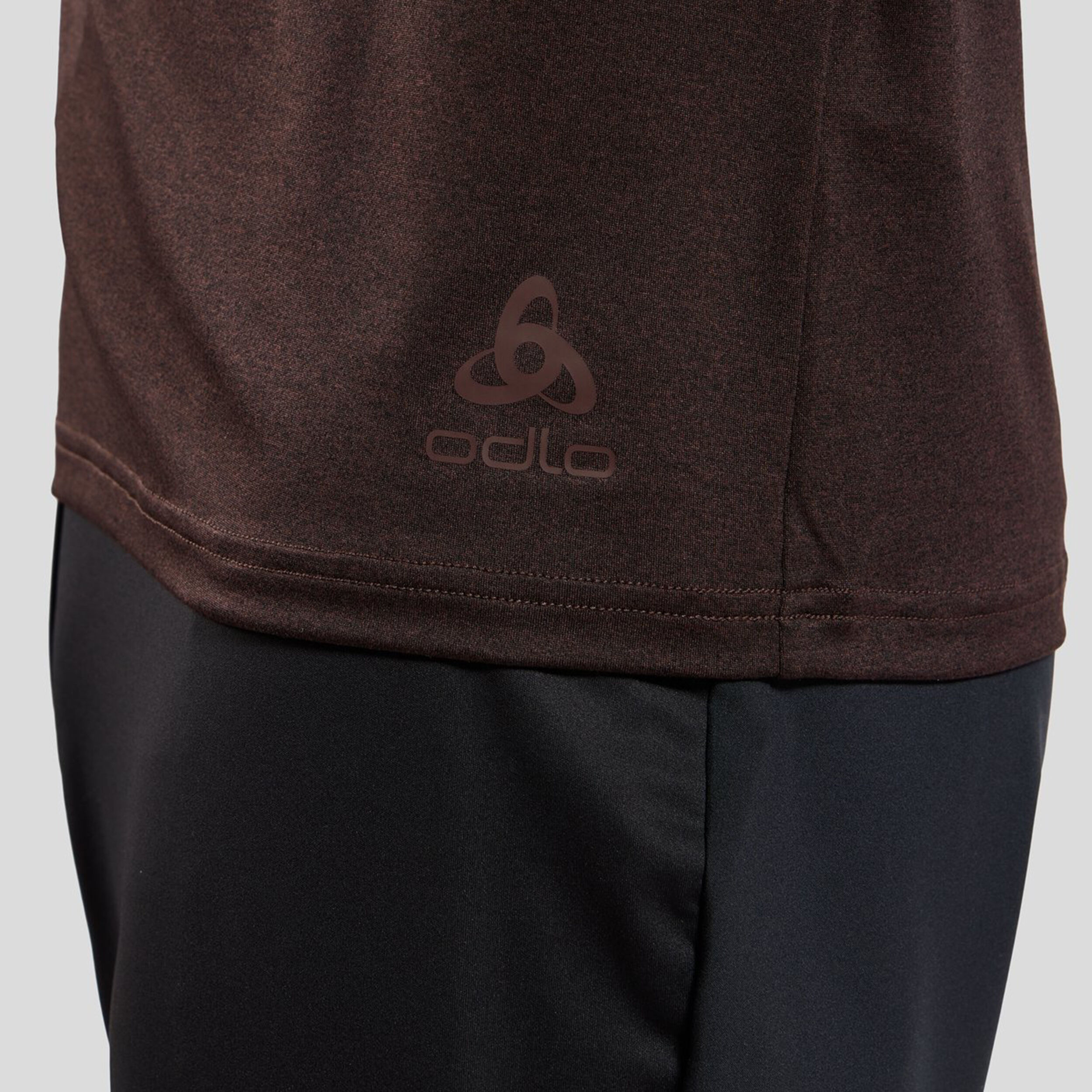Odlo Essential 365 Maillot De Course Hommes - Marron