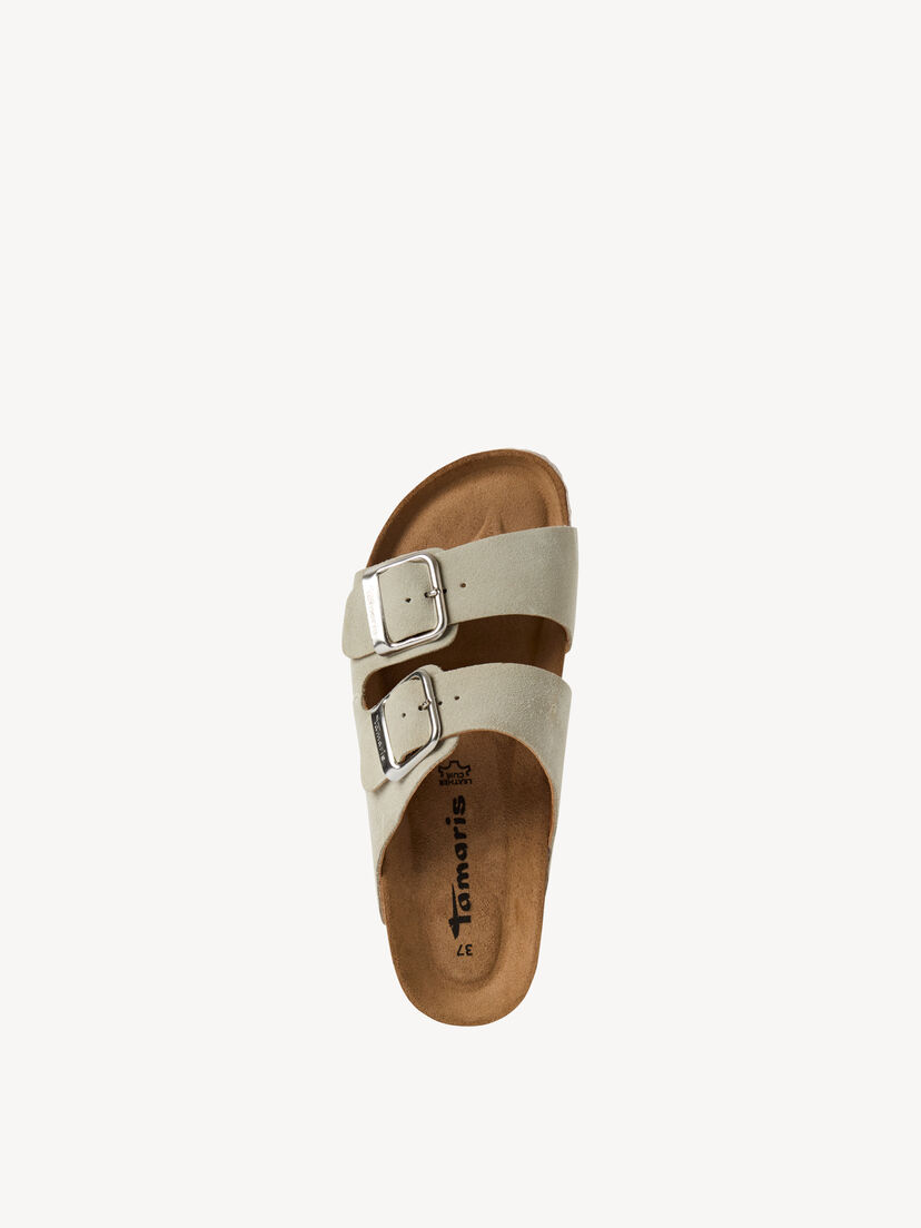 Leren Slipper - groen