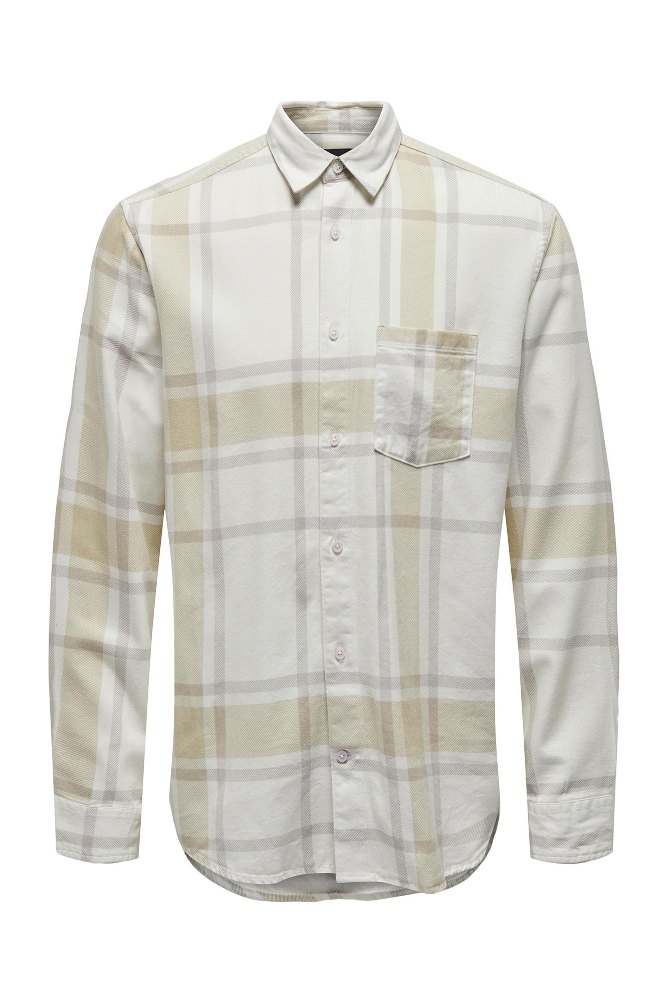 Camisa xadrez de corte regular