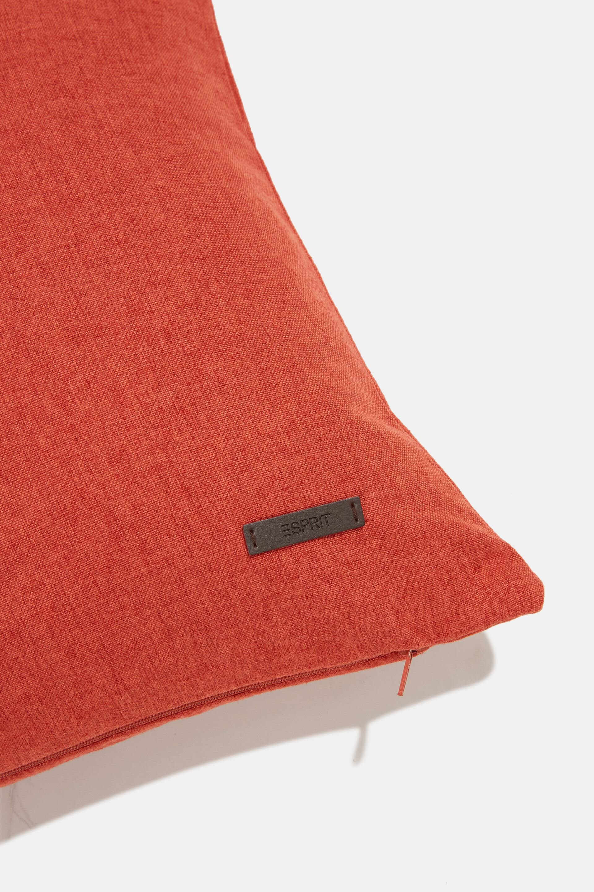 Housse de coussin en mélange de matières à teneur en micro velours