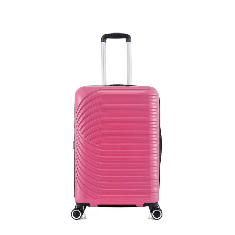 Lot de 3 valises rigides 328 55, 66 et 76 cm Fuschia