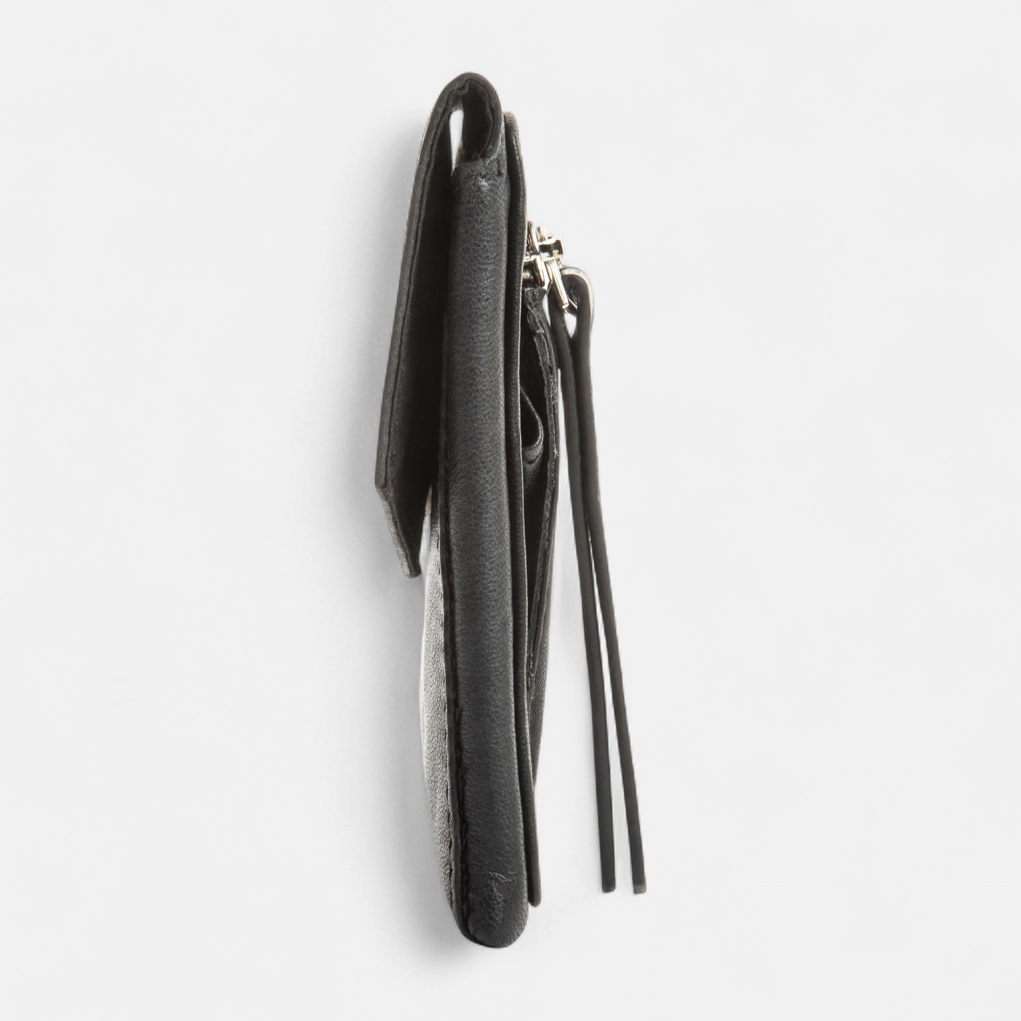 Petite maroquinerie en cuir noir