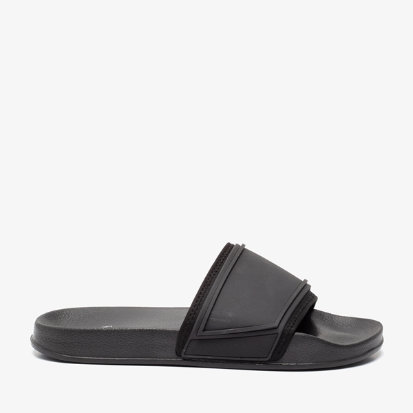 Heren badslippers zwart