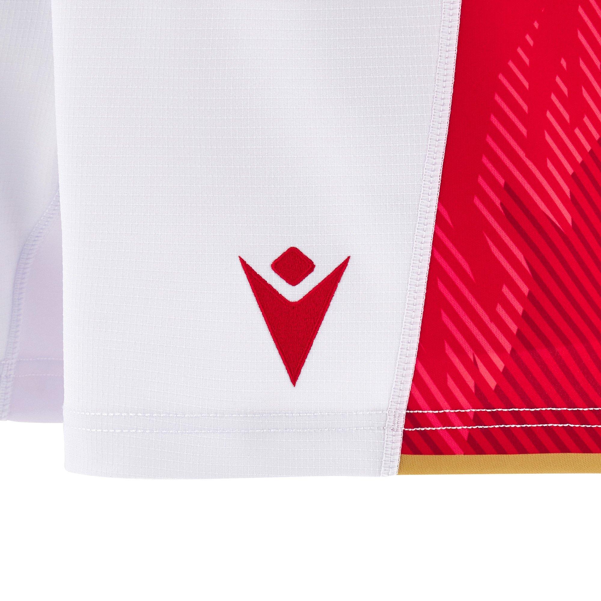 Macron Welsh Rugby Union Authentic Home Shorts 2024 Adults
