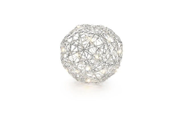 STT LED Dekoobjekt »Silver Ball, 15 cm« 1 Stk.