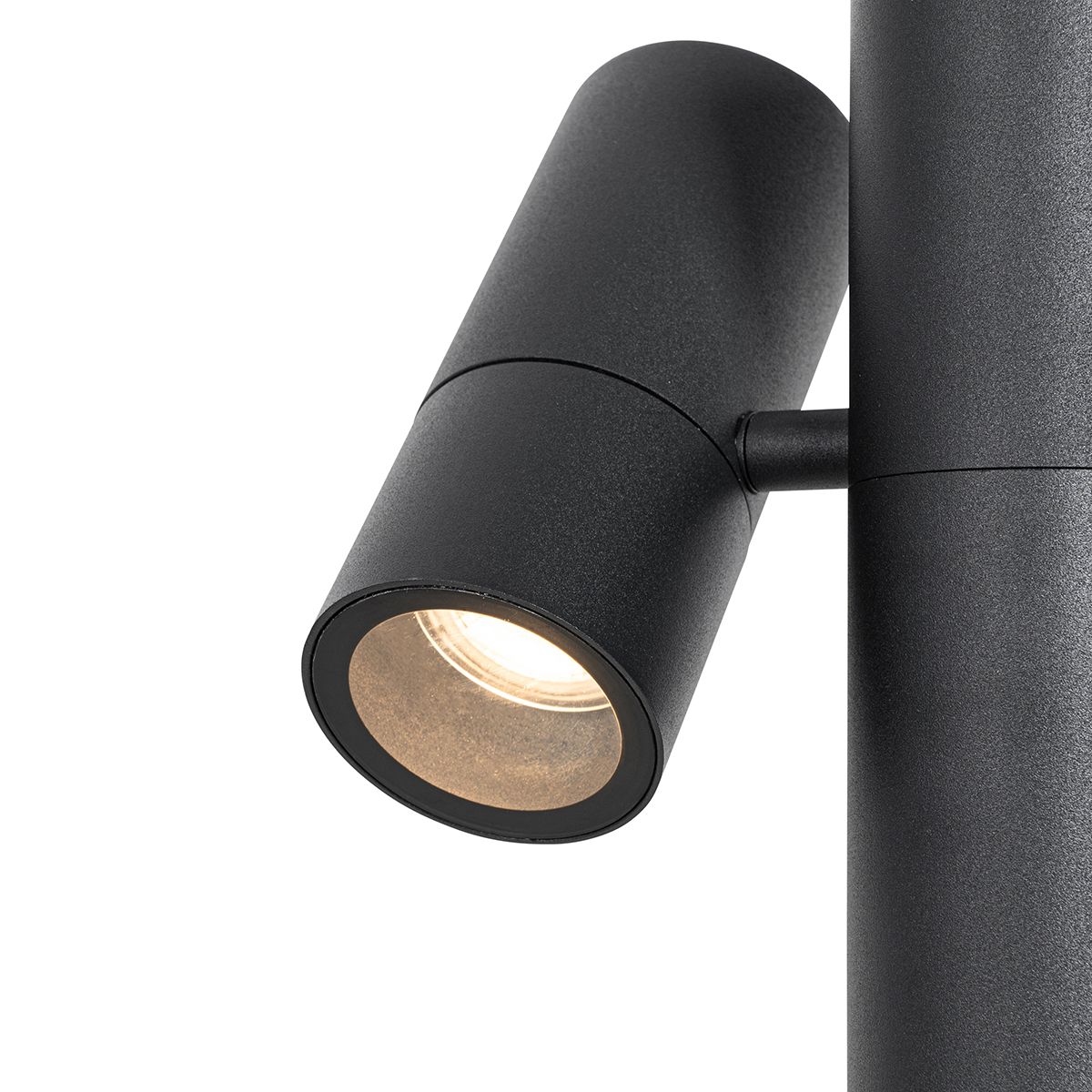 Buitenlamp zwart met grondpin en kabelmof 50cm 2-lichts IP44 - Duo Deluxe