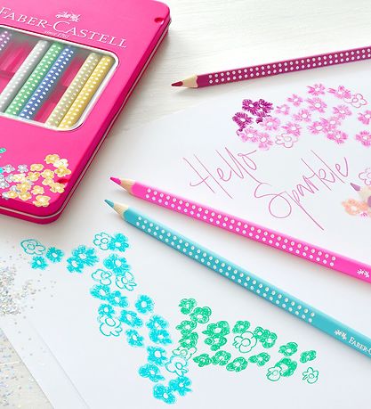 Faber-Castell Buntstifte - Grip - 12 st. - Sparkle