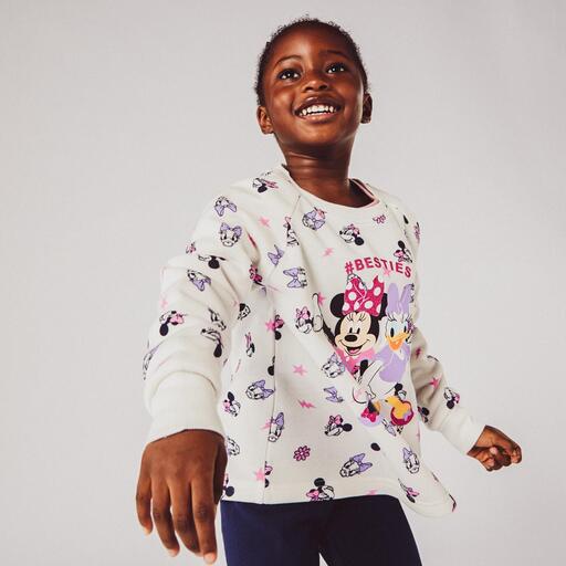 Conjunto de moletom da Minnie Mouse