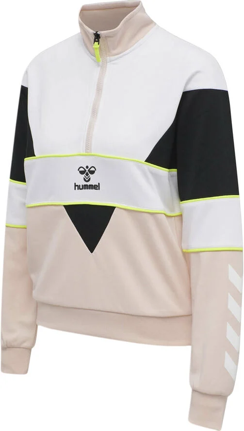 Hummel hmlSTUDIO HALF ZIP Sweatshirt Pink