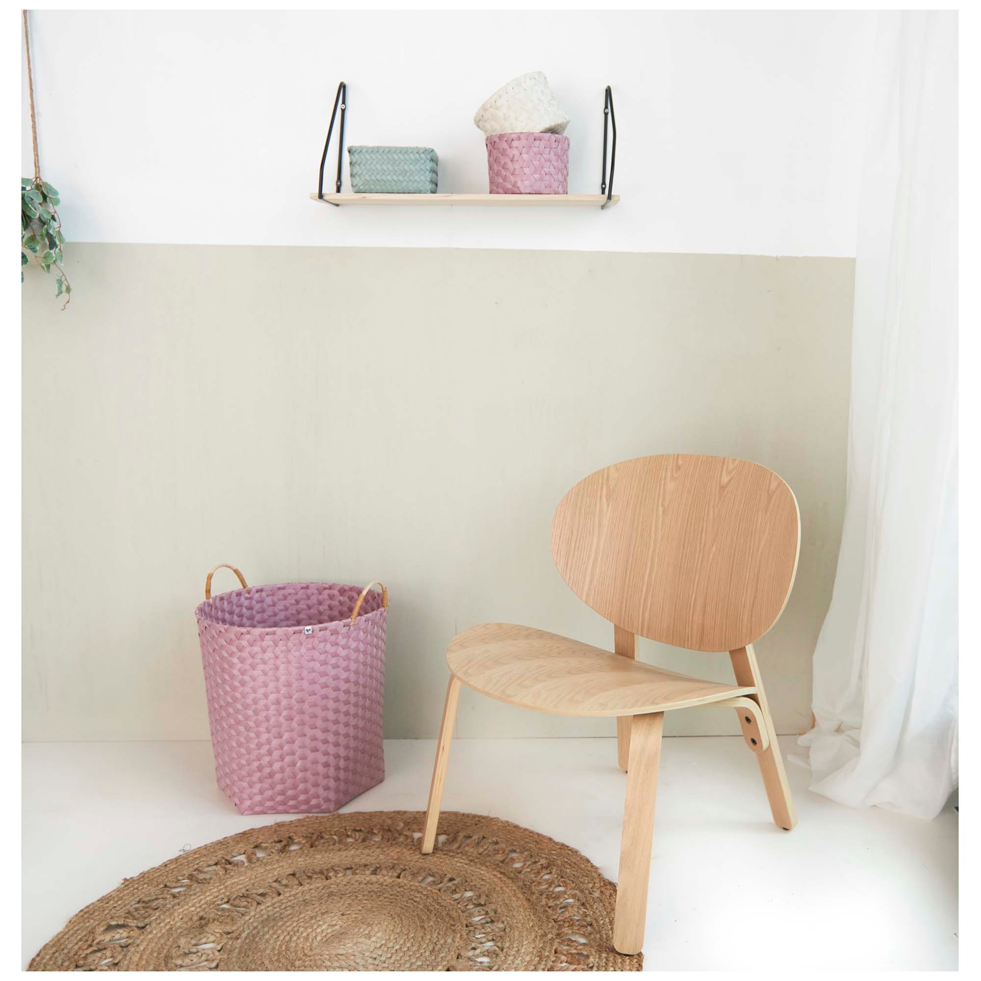 Prénatal mand groot hexagon wit