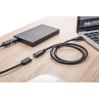 Rallonge USB 2.0, 2,0 m, noir