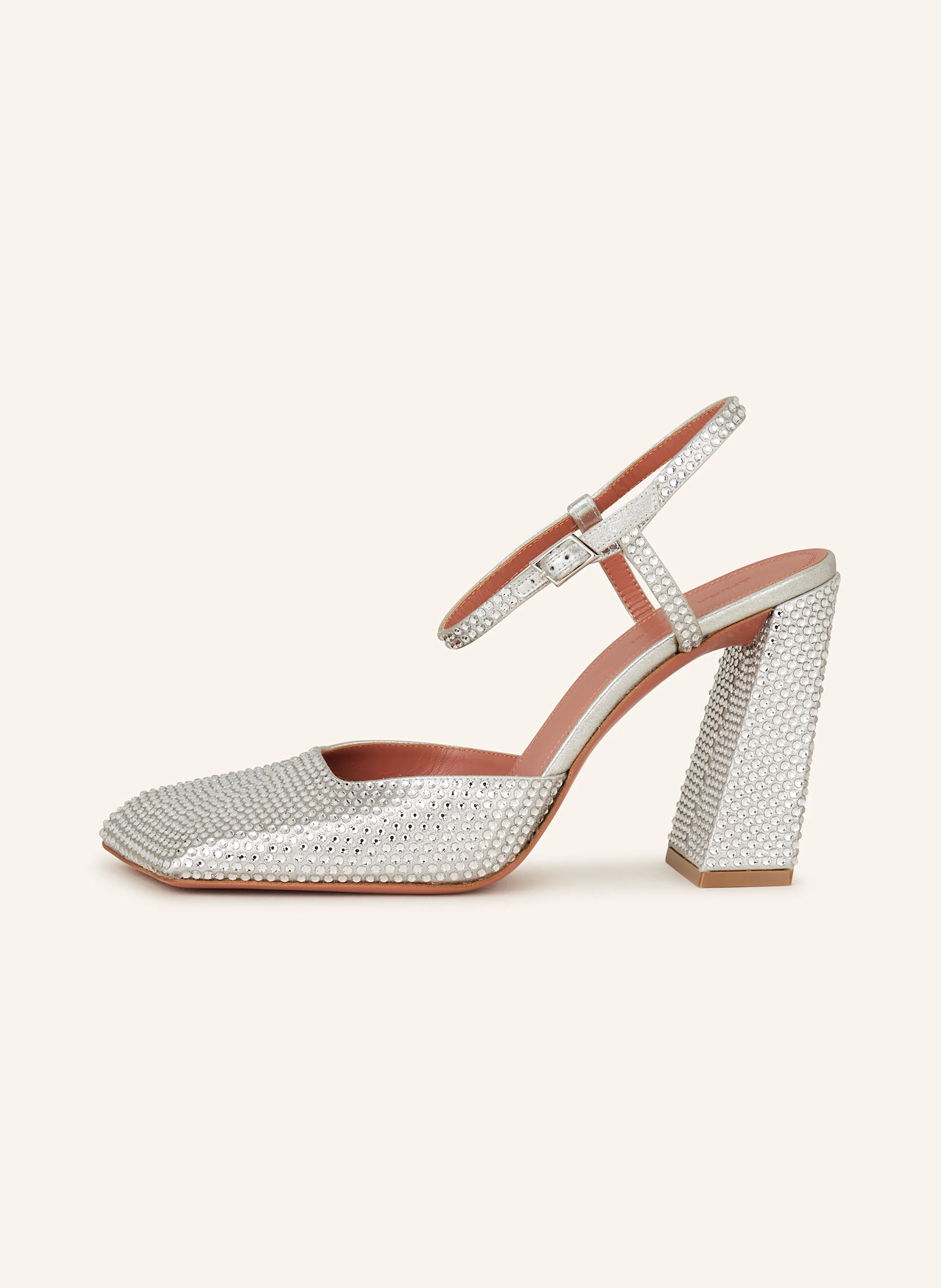 AMINA MUADDI Slingpumps CHARLOTTE mit Schmucksteinen