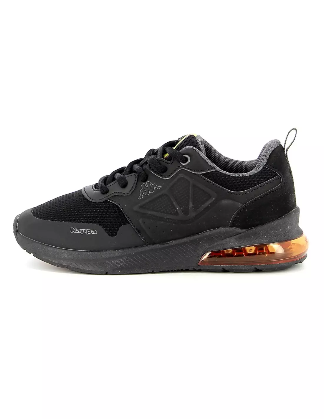 KAPPA SPLINTER LACE - Sneakers Blackyelloworange