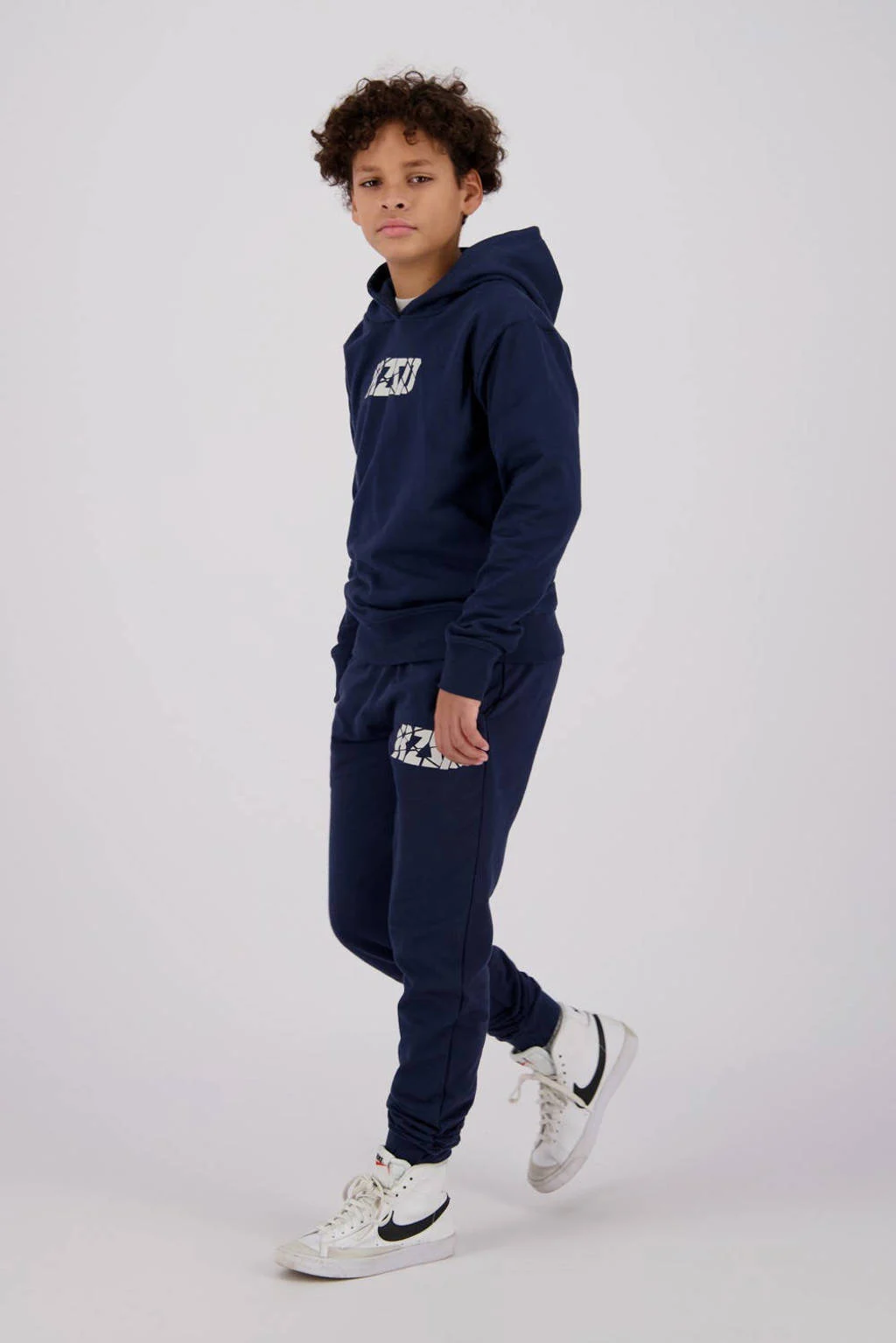 Raizzed tapered fit joggingbroek Rodo met logo donkerblauw
