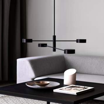 Nordlux 4 spot hanglamp Clyde zwart 16W