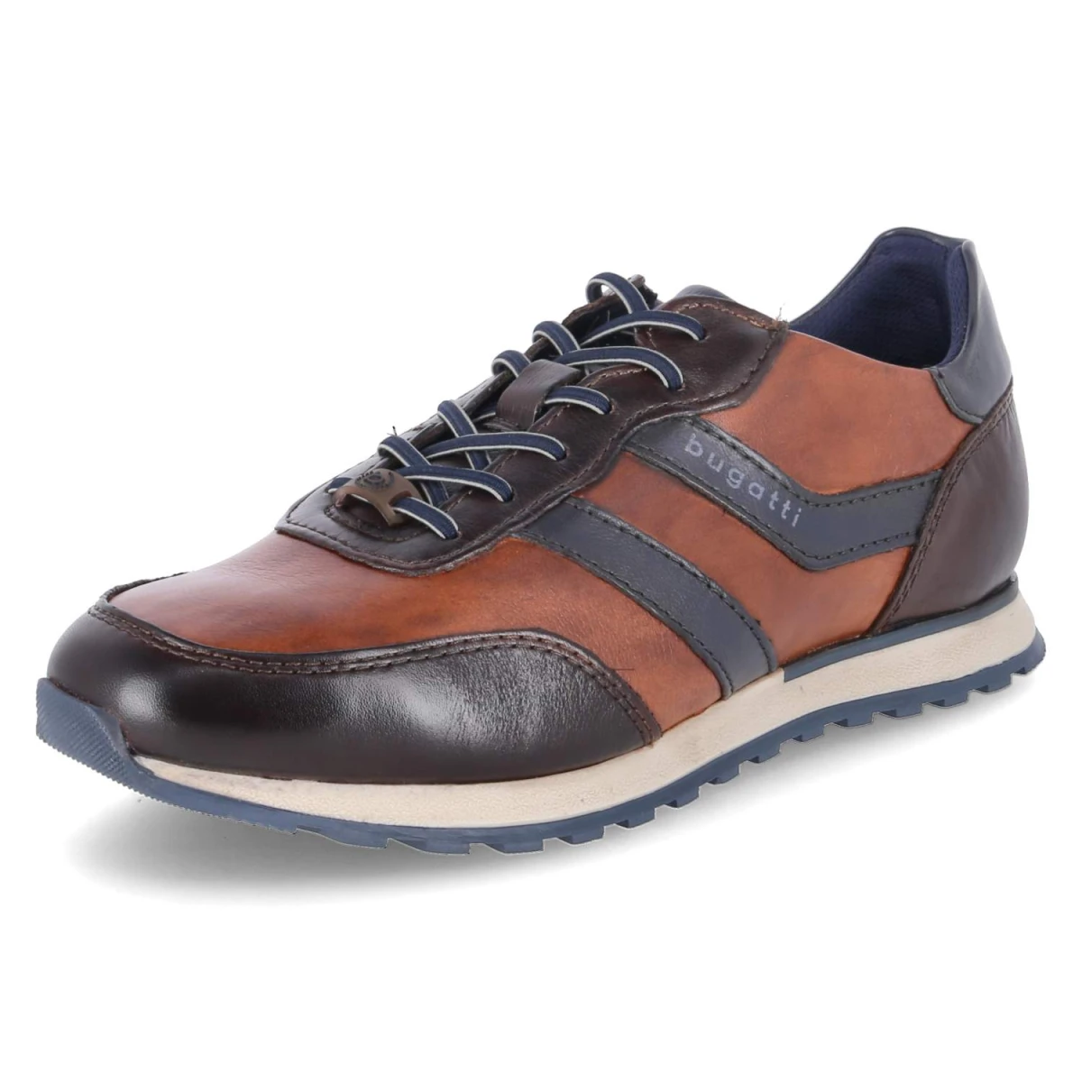 BugattiLow Sneaker - dark brown / cognac