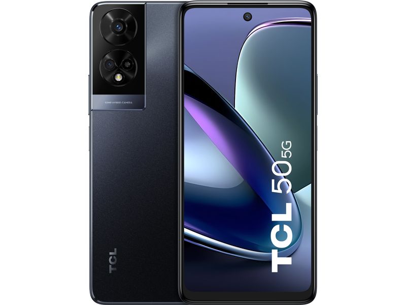 TCL 50 5G 128 GB Space Grey 6.56“ Android Smartphone mit 50 Mpx HDR-Doppelkamera