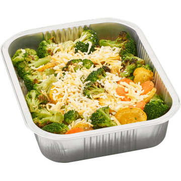 Jumbo Familieschotel Kip Broccoli met Aardappelschijfjes, Bechamelsaus en Kaas 900 g