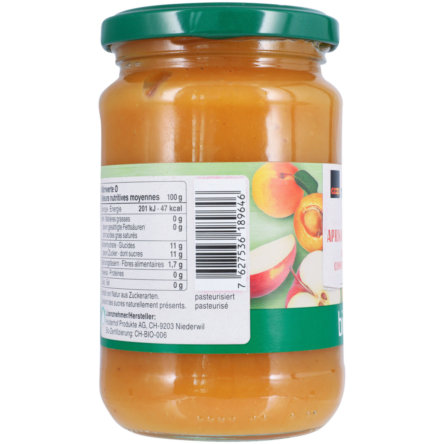 Naturaplan Bio Apfelmus mit Aprikose