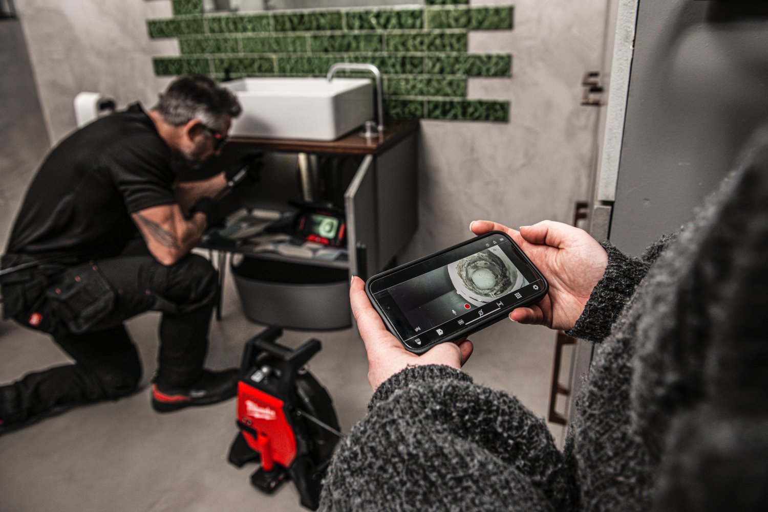 Milwaukee M12 SICO20-0 14V Li-ion accu Riool inspectiecamera HDR - 18mm x 20m