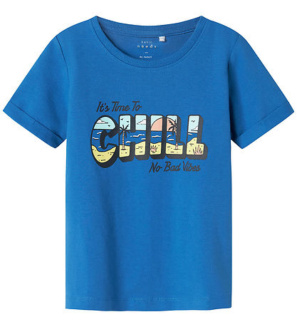 Name It T-Shirt - NmmVux - Star Sapphire/Chill