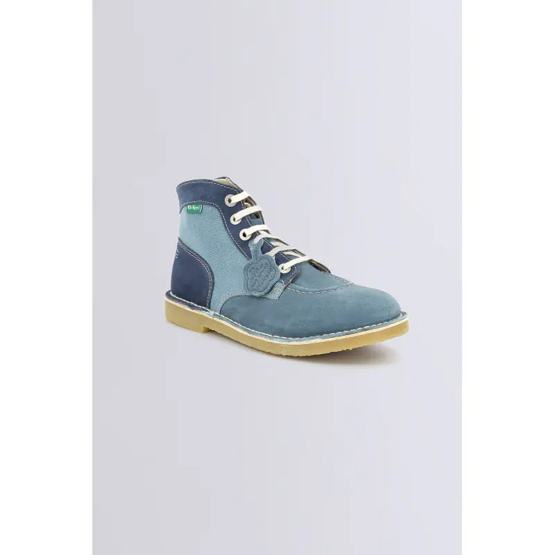 Kicklegend Bleu BOTTINES Cuir Homme