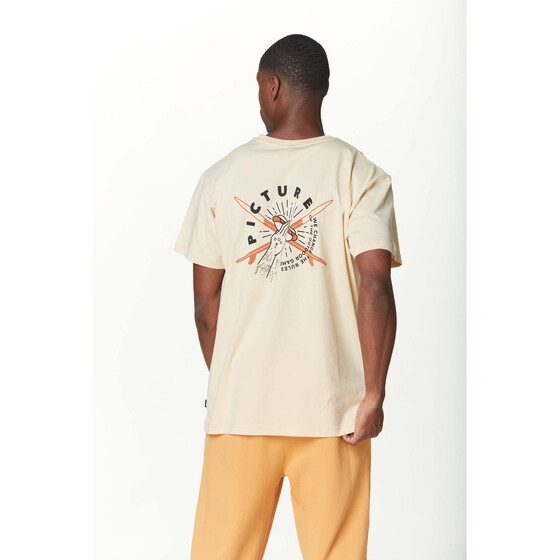 Picture Surfood Tee Wood Ash Men FA24