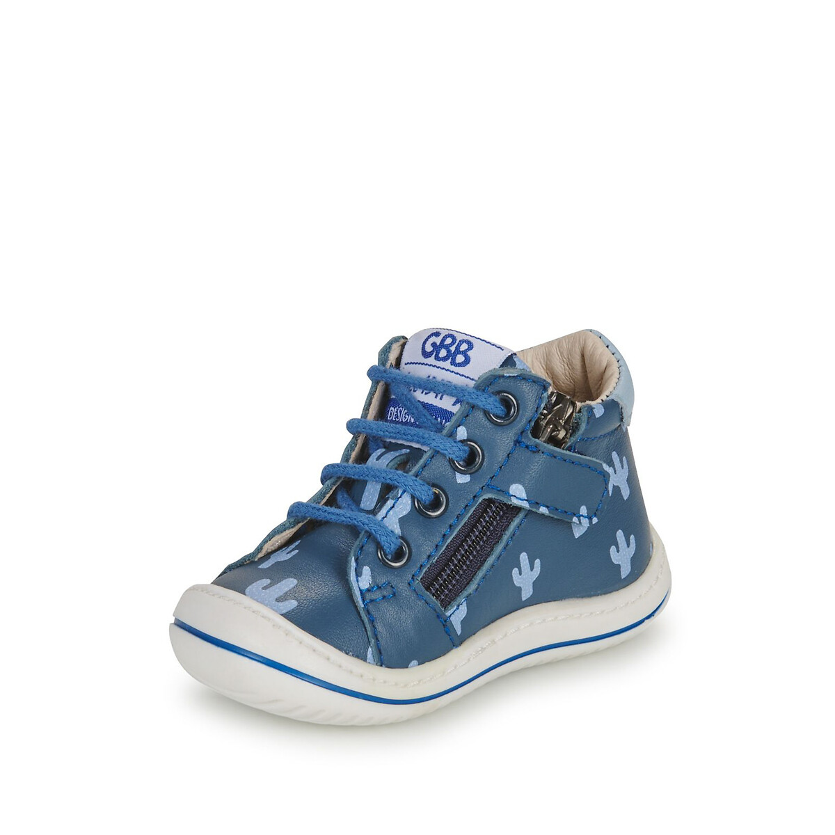 GBB<br>Tênis infantil flexível Flexoo em couro