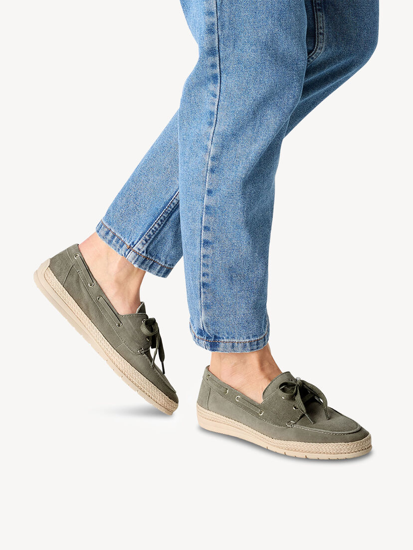 Leren Lage schoen - groen