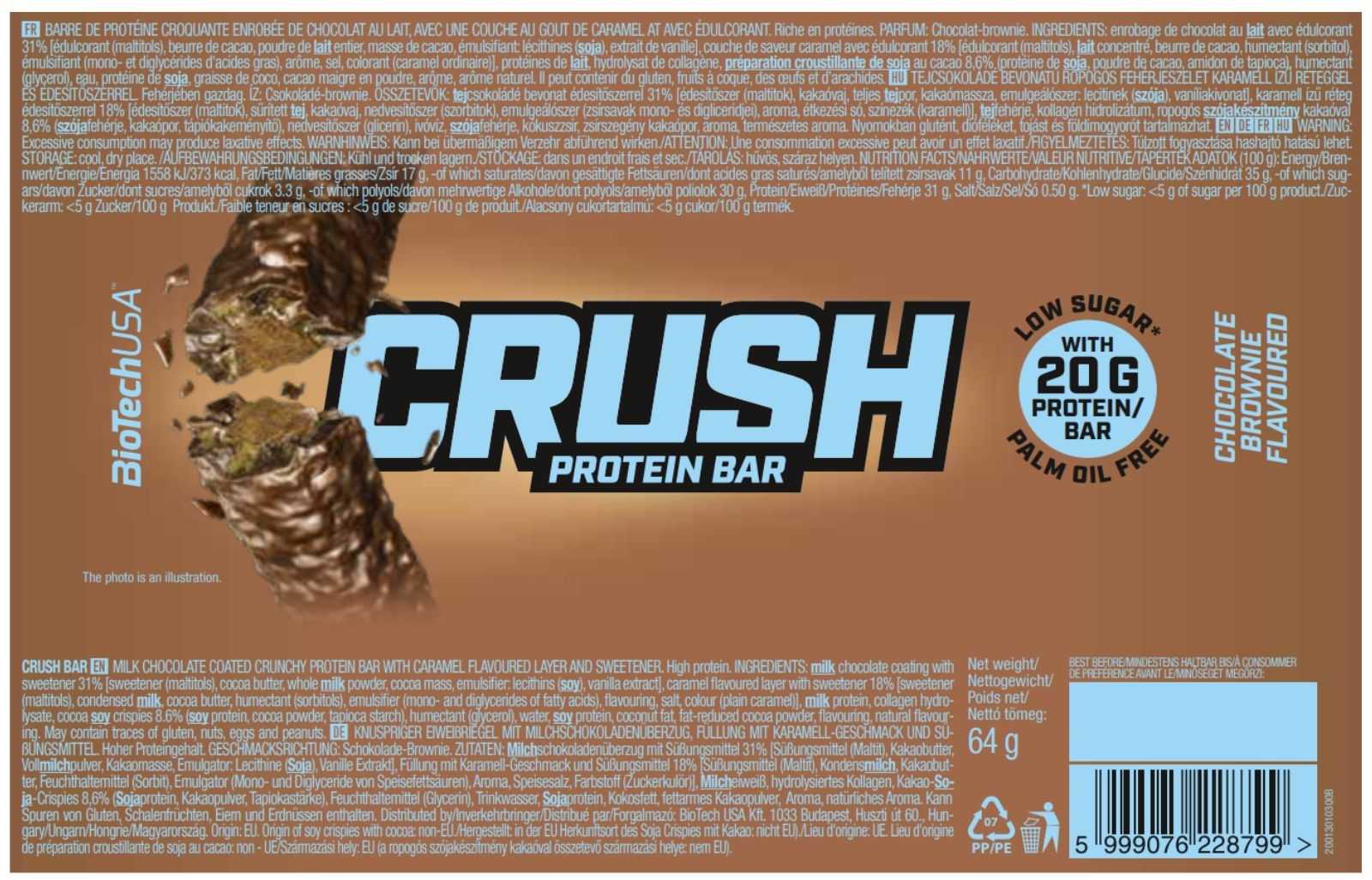 Biotech USA Crush Bar 64g