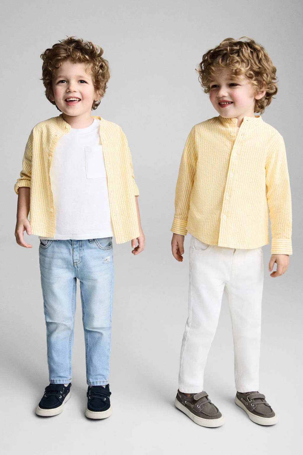 Mango Kids overhemd geel