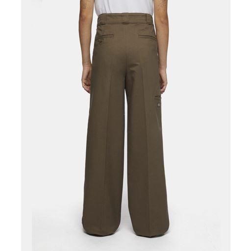 Dickies Pleated Work Bukser, Mushroom, 31