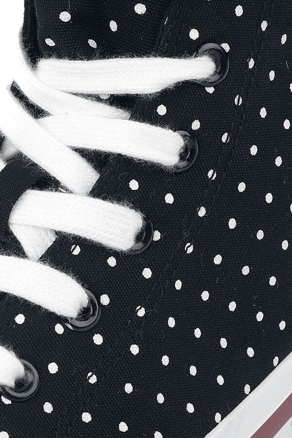 Baskets à Pois | Rock Rebel by EMP Baskets hautes