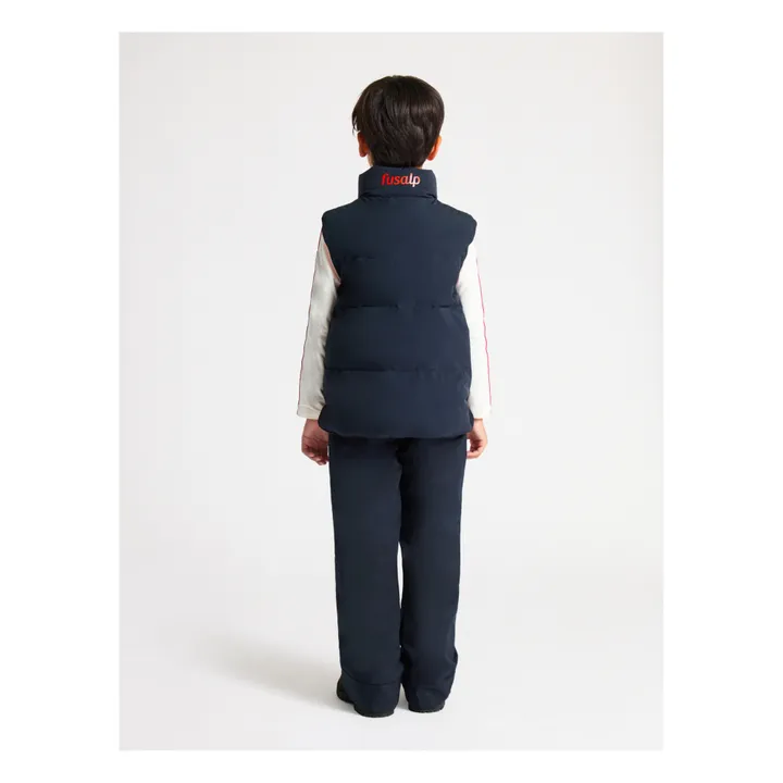 Fusalp Veste Sans Manches Venus | Bleu marine - Rouge