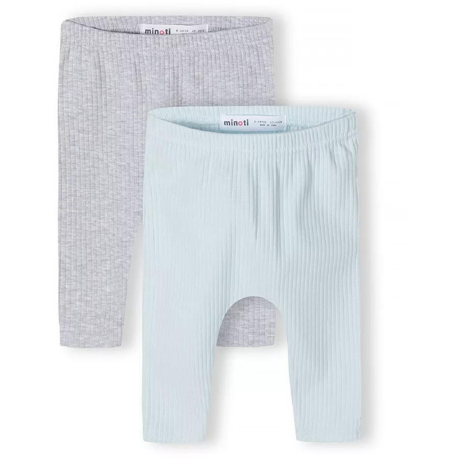MINOTI Leggings Grau Meliert