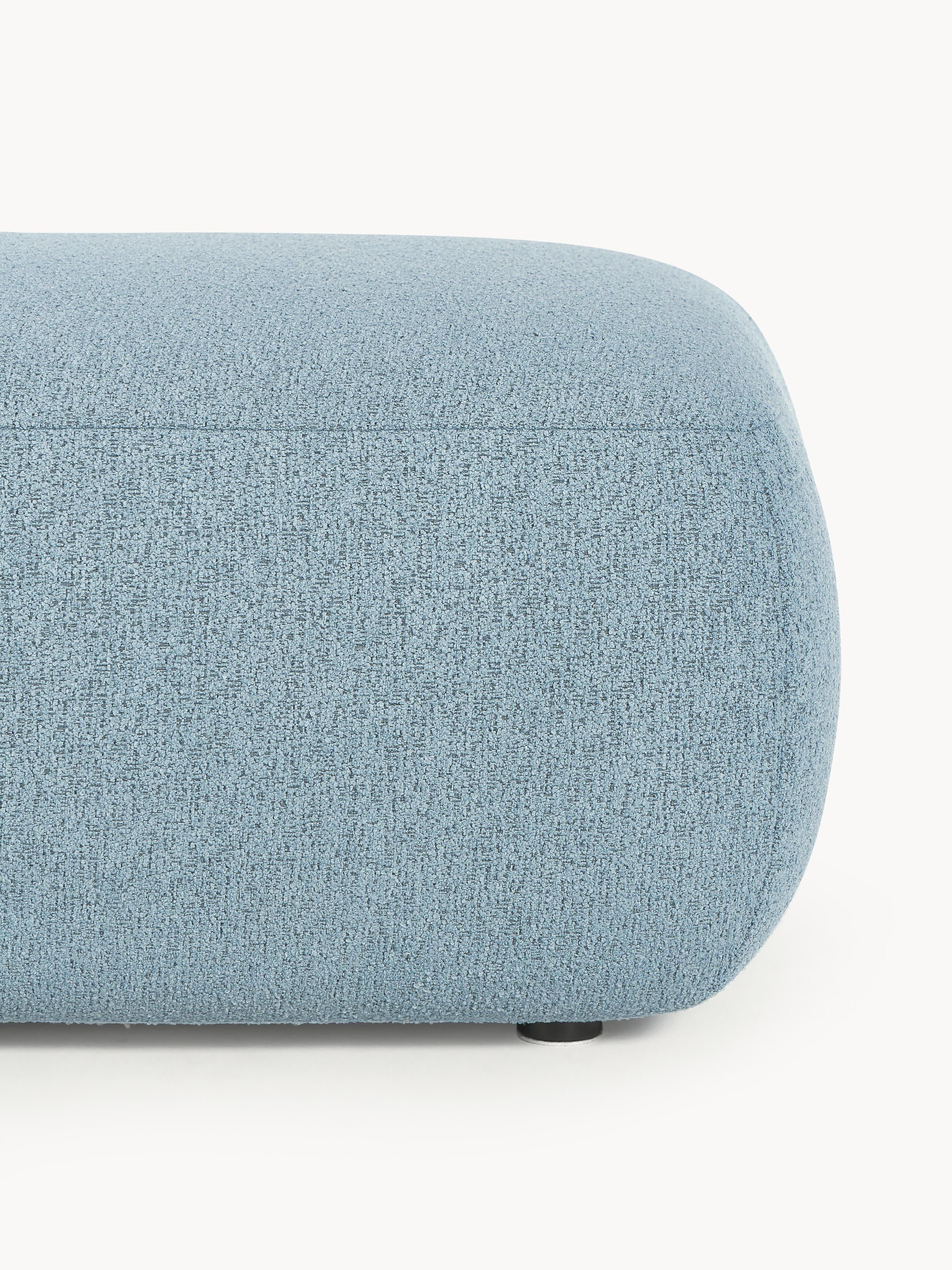 Modulaire XL chaise longue Sofia van bouclé stof