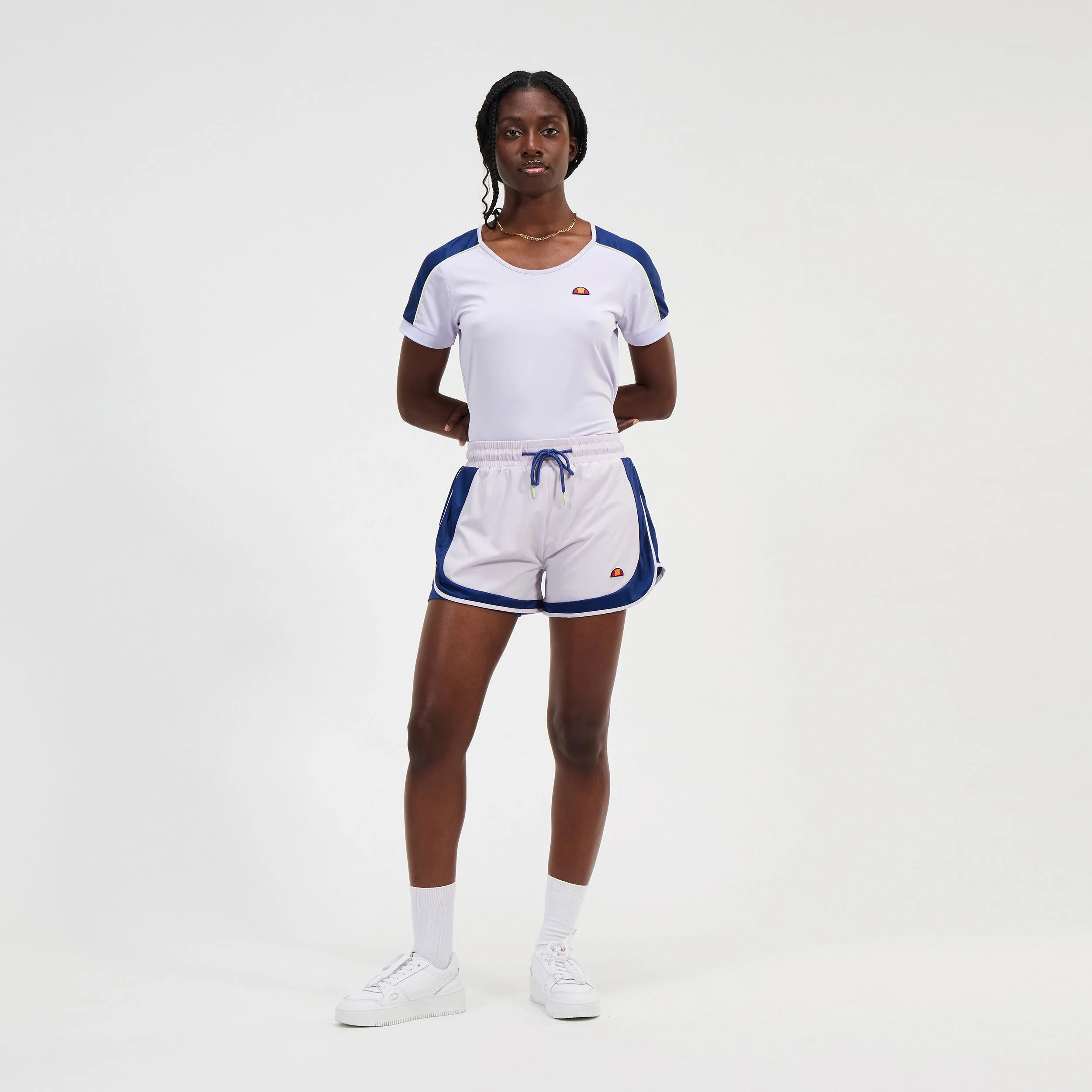 Ellesse Jazzie Shorts Femmes - Lilas , Bleu Foncé
