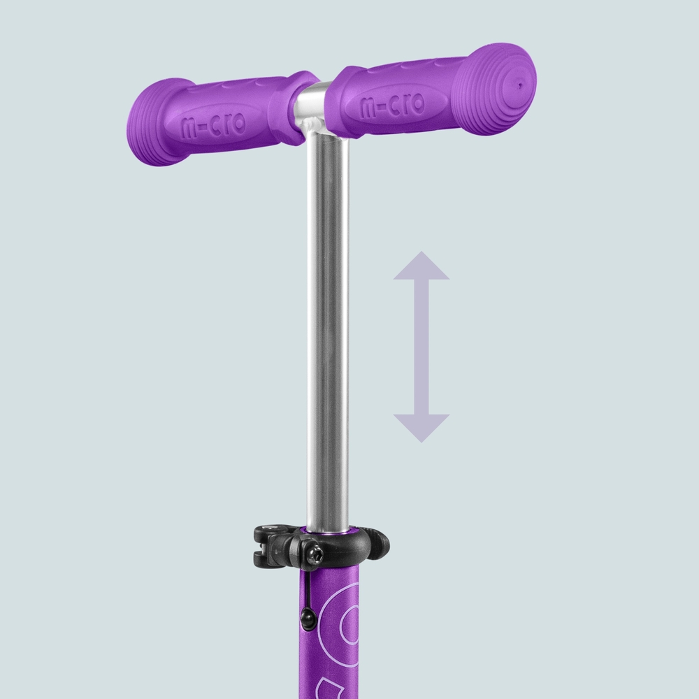 Mini Micro Deluxe LED-Scooter Lila