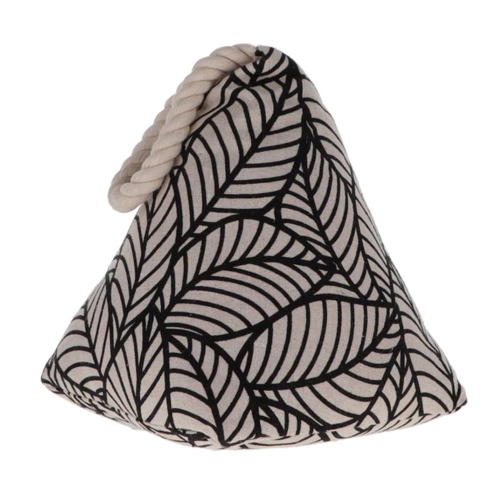 NO MARK Butée de Porte Beige/Noire à Motifs Atmosphera Nature