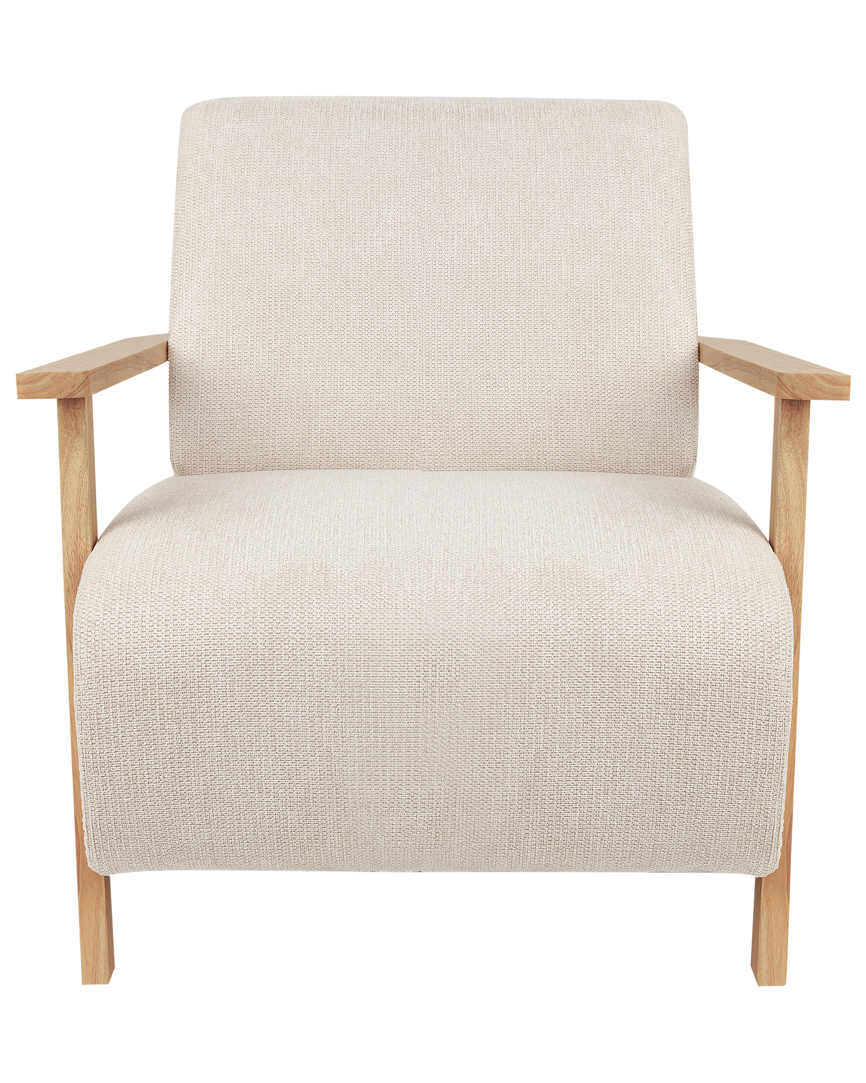 Fauteuil LESJA Stof Lichtbeige